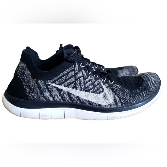 Nike Shoes - Nike Free 4.0 Flyknit Women's Shoes Black & White